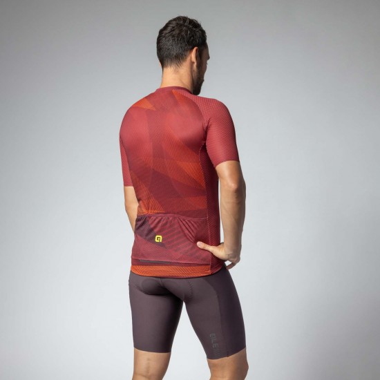 Ale Clothing Connect Pragma SS Jersey Bordeaux S