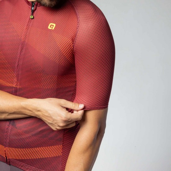 Ale Clothing Connect Pragma SS Jersey Bordeaux S