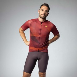 Ale Clothing Connect Pragma SS Jersey Bordeaux S