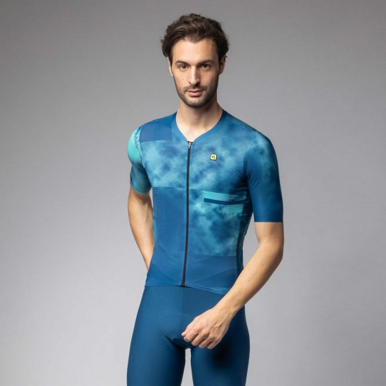 Ale Clothing Atmosfera PR-E Short Sleeeved Jersey Lagoon S
