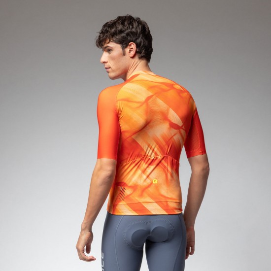 Ale Clothing Crash Pragma Short Sleeved Jersey Orange L Ale Clothing Crash Pragma Short Sleeved Jersey Orange L