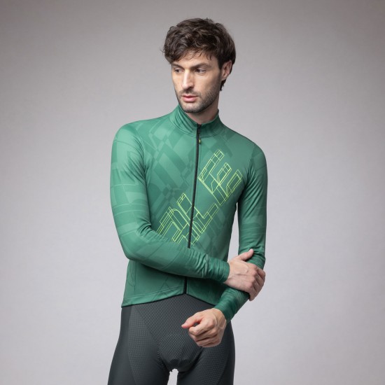 Ale Clothing Schema Pragma Mens Long Sleeved Jersey Emerald L Ale Clothing Schema Pragma Mens Long Sleeved Jersey Emerald L