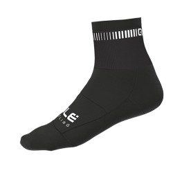 Ale Clothing Logo Q-Skin 12cm Socks Black/White L/44-47 Ale Clothing Logo Q-Skin 12cm Socks Black/White L/44-47