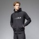 Ale Clothing Long Sleeved Hoodie Black/Grey  L
