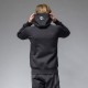 Ale Clothing Long Sleeved Hoodie Black/Grey  L