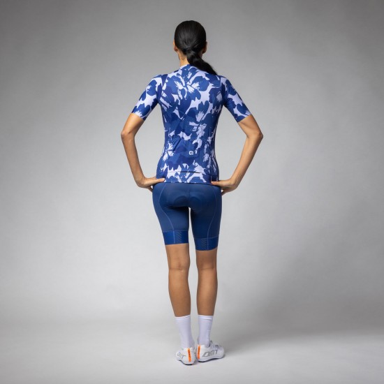 Ale Clothing Flower Pragma SS Wmns Jersey Blue L Ale Clothing Flower Pragma SS Wmns Jersey Blue L