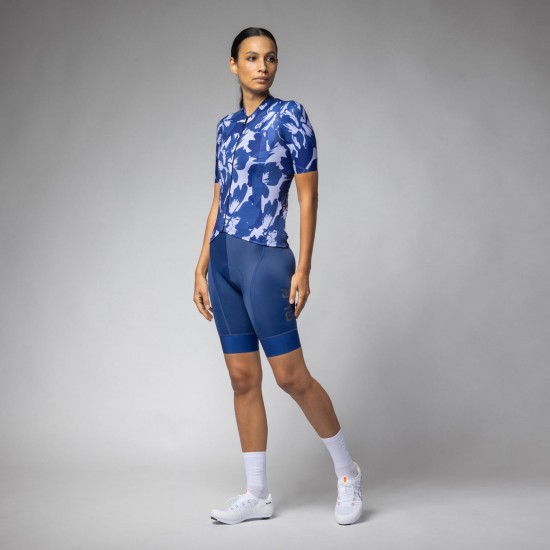 Ale Clothing Flower Pragma SS Wmns Jersey Blue L Ale Clothing Flower Pragma SS Wmns Jersey Blue L