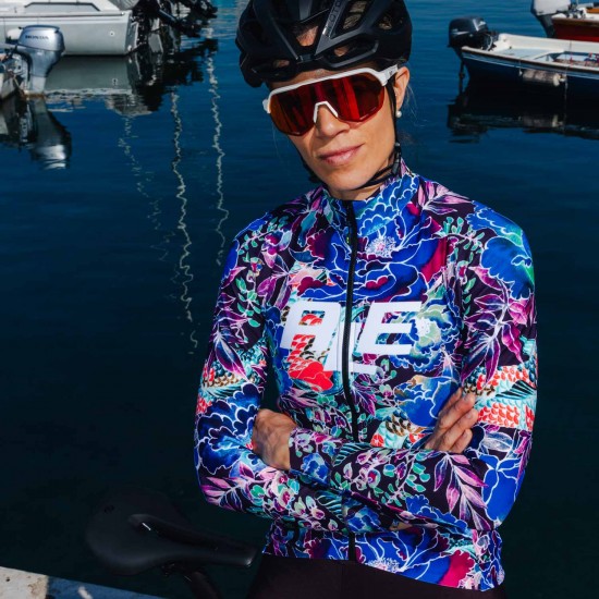 Ale Clothing Jardin PR-E LS Wmns Jersey Violetta L
