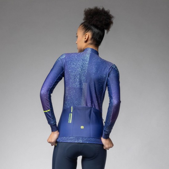 Ale Clothing Stellar PR-E LS Wmns Jersey Dark Blue M