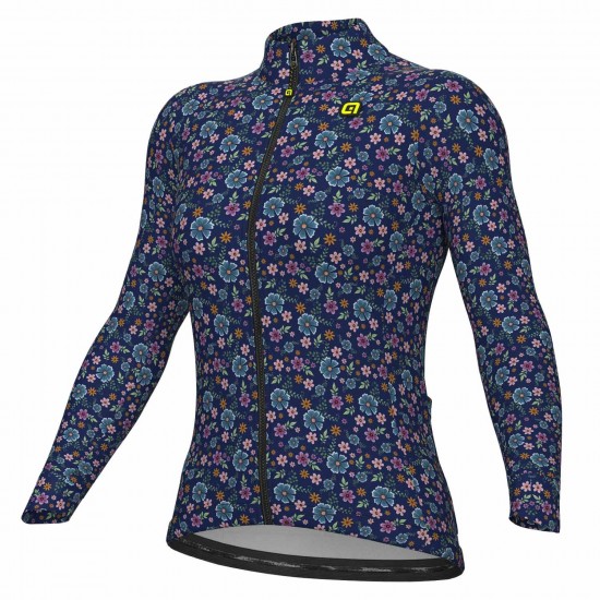 Ale Clothing Flowery Pragma Long Sleeved Womens Jersey Blue Combo L Ale Clothing Flowery Pragma Long Sleeved Womens Jersey Blue Combo L