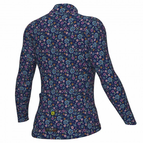 Ale Clothing Flowery Pragma Long Sleeved Womens Jersey Blue Combo L Ale Clothing Flowery Pragma Long Sleeved Womens Jersey Blue Combo L