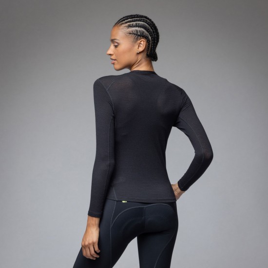 Ale Clothing Merino Intimo Long Sleeved Womens Baselayer Black S Ale Clothing Merino Intimo Long Sleeved Womens Baselayer Black S