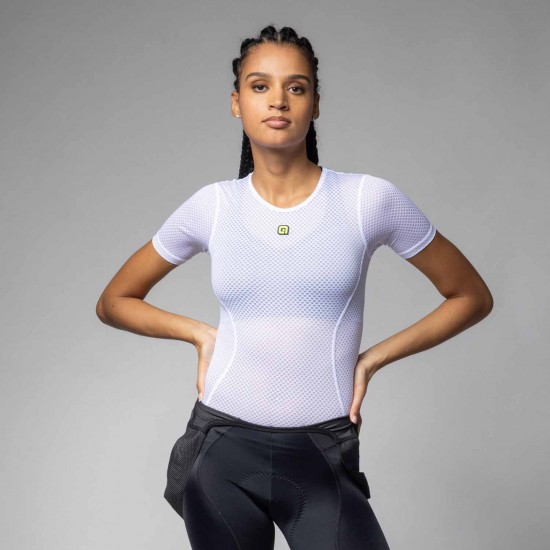 Ale Clothing Velo Active Intimo Short Sleeved Womens Baselayer White M Ale Clothing Velo Active Intimo Short Sleeved Womens Baselayer White M