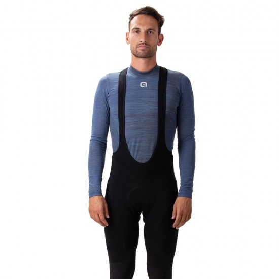 Ale Clothing Winter Solid Bibshorts Black/White XS Ale Clothing Winter Solid Bibshorts Black/White XS