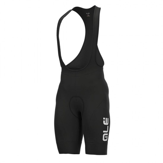 Ale Clothing Winter Solid Bibshorts Black/White XS Ale Clothing Winter Solid Bibshorts Black/White XS
