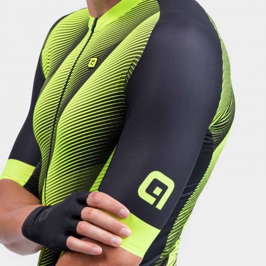 Ale Clothing Square PR-R SS Jersey Yellow S