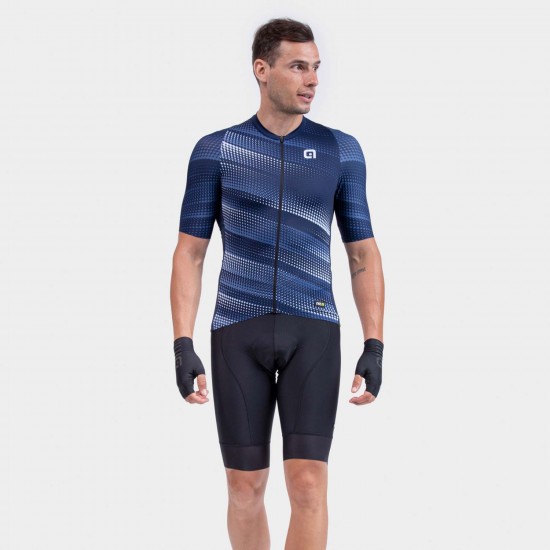 Ale Clothing Green Speed PR-R Short Sleeved Jersey Blue M