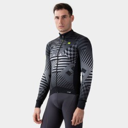 Ale Clothing Checker Pr-S LS Jersey Grey L
