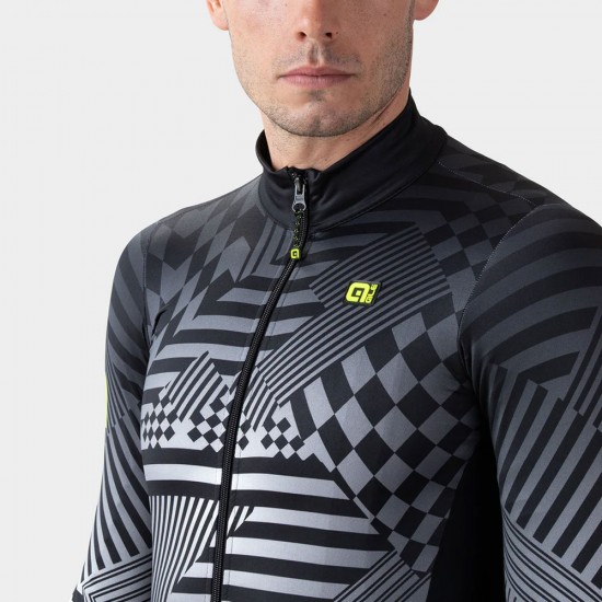 Ale Clothing Checker Pr-S LS Jersey Grey L Ale Clothing Checker Pr-S LS Jersey Grey L