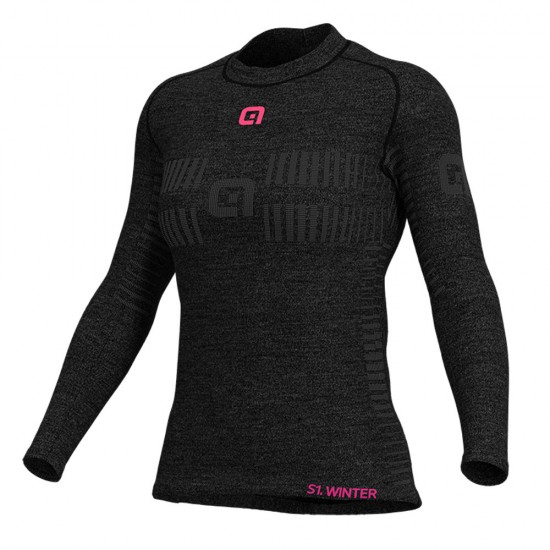 Ale Clothing Seamless Wool Wmn Baselayer Grey XS/S