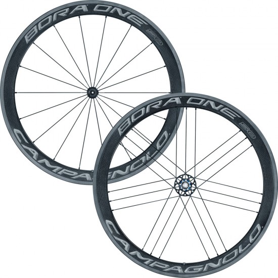 Campagnolo Bora One 50 Dark Tubular Ca Pair Campagnolo Bora One 50 Dark Tubular Ca Pair