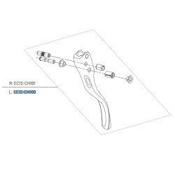 Campagnolo CH12 Compl. L/H EP Brake Lvr