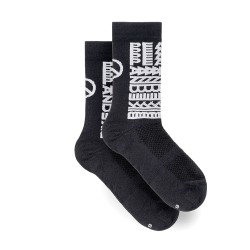 Cinelli Peace Socks Black L/XL Cinelli Peace Socks Black L/XL