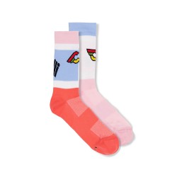 Cinelli Socks Thelma & Louise Red/Pink L/XL Cinelli Socks Thelma & Louise Red/Pink L/XL