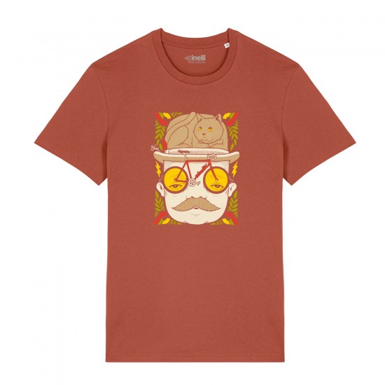 Cinelli T-Shirt Jeremy Fish Mr Cat Hat L Cinelli T-Shirt Jeremy Fish Mr Cat Hat L