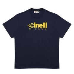 Cinelli T-Shirt Cinelli Milano Navy Blue S Cinelli T-Shirt Cinelli Milano Navy Blue S