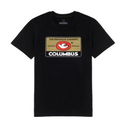 Cinelli T-Shirt Columbus Tag Black L Cinelli T-Shirt Columbus Tag Black L