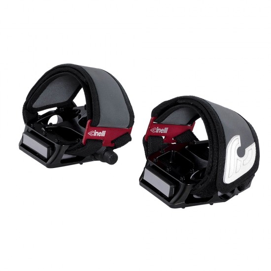 Cinelli Kink Toe Straps Grey Cinelli Kink Toe Straps Grey