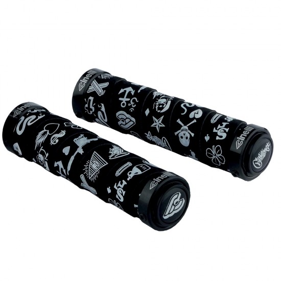 Cinelli Mike Giant Art Grips Blk Cinelli Mike Giant Art Grips Blk