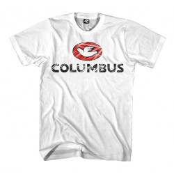 Columbus Columbus Scratch T-Shirt White