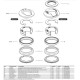 Deda 46mm Int Headset Seal Deda 46mm Int Headset Seal