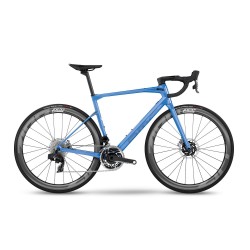 BMC ROADMACHINE 01 ONE RED AXS HRD ROAD BIKE: BLUE/BLACK/GREY 51