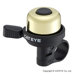 CATEYE PB-1000 WIND BRASS BELL: GOLD