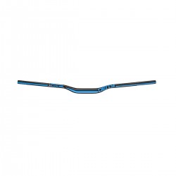 DEITY BLACKLABEL ALUMINIUM HANDLEBAR 31.8MM BORE, 25MM RISE: BLUE 800MM DEITY BLACKLABEL ALUMINIUM HANDLEBAR 31.8MM BORE, 25MM RISE: BLUE 800MM