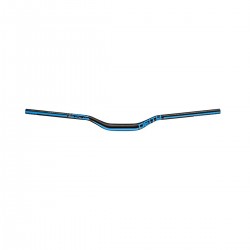 DEITY BLACKLABEL ALUMINIUM HANDLEBAR 31.8MM BORE, 38MM RISE: BLUE 800MM