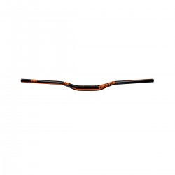 DEITY BRENDOG 800 ALUMINIUM HANDLEBAR 31.8MM BORE, 30MM RISE: ORANGE 800MM