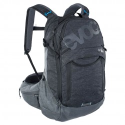 EVOC TRAIL PRO PROTECTOR BACKPACK 26L 2021: BLACK/CARBON GREY S/M EVOC TRAIL PRO PROTECTOR BACKPACK 26L 2021: BLACK/CARBON GREY S/M