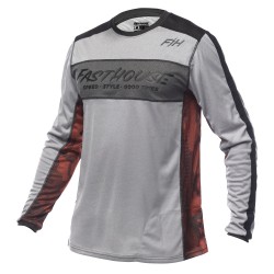 FASTHOUSE CLASSIC ACADIA LONG SLEEVE JERSEY 2022: HEATHER GREY M