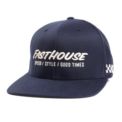 FASTHOUSE CLASSIC FITTED HAT 2022: NAVY L/XL