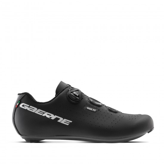Gaerne Sprint Wide Road Cycling Shoes 2025: MATT BLACK 41