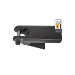 HIPLOK AIRLOK WALL MOUNTED LOCK/HANGER: BLACK