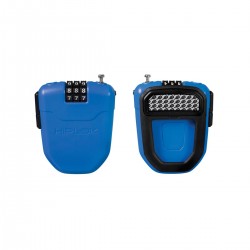 HIPLOK FX WEARABLE RETRACTABLE COMBINATION LOCK: CYAN 100CM HIPLOK FX WEARABLE RETRACTABLE COMBINATION LOCK: CYAN 100CM