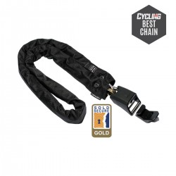 HIPLOK HOME GOLD CHAIN LOCK 10MM X 150CM INCLUDES WALL HOOK (GOLD SOLD SECURE): BLACK 10MM X 150CM HIPLOK HOME GOLD CHAIN LOCK 10MM X 150CM INCLUDES WALL HOOK (GOLD SOLD SECURE): BLACK 10MM X 150CM