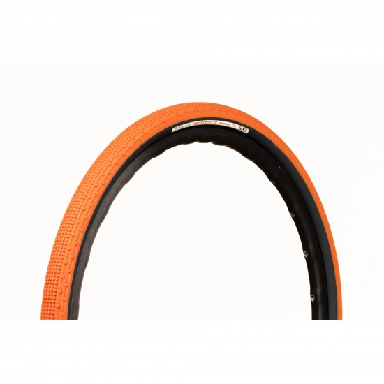 PANARACER GRAVEL KING SK COLOUR EDITION TLC GRAVEL TYRE: SUNSET ORANGE/BLACK 700X32C