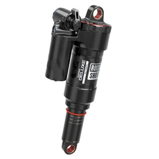 RockShox Rear Shock Super Deluxe Ultimate RC2T - Linear Air, 0 Neg/1 Pos Token, Linearreb/Lowcomp,320Lb Theshold, Trunnion Standard - C1: BLACK 165X45(TR) RockShox Rear Shock Super Deluxe Ultimate RC2T - Linear Air, 0 Neg/1 Pos Token, Linearreb/Lowcomp,320Lb Theshold, Trunnion Standard - C1: BLACK 165X45(TR)