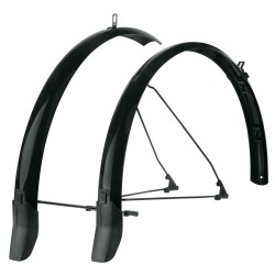 SKS Bluemels Cable Line 28" Mudguard Set: BLACK 28" 45MM SKS Bluemels Cable Line 28" Mudguard Set: BLACK 28" 45MM